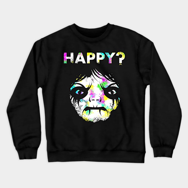 Happy Halloween Demon Crewneck Sweatshirt by mailboxdisco